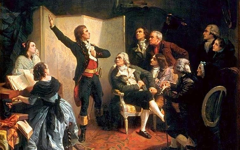 Rouget de l'Isle chantant la Marseillaise, 1849