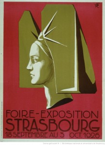 1926 Foire-exposition affiche 18 septembre-3 octobre 1926