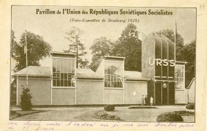 1929 Pavillon de l'URSS Foire Exposition de Strasbourg