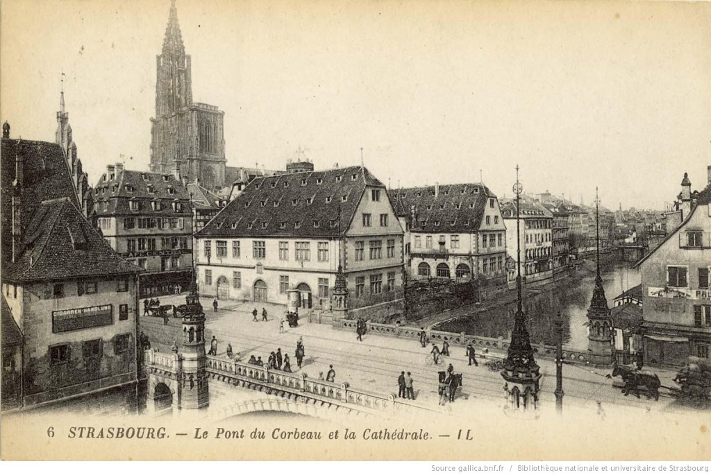 1920 Pont du Corbeau et la Cathédrale Lévy & ses fils