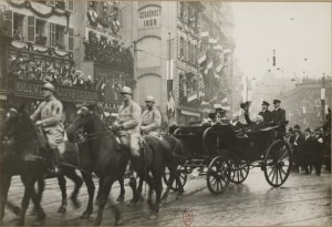 Libération Strasbourg 1918 Clémenceau et Pointcarré