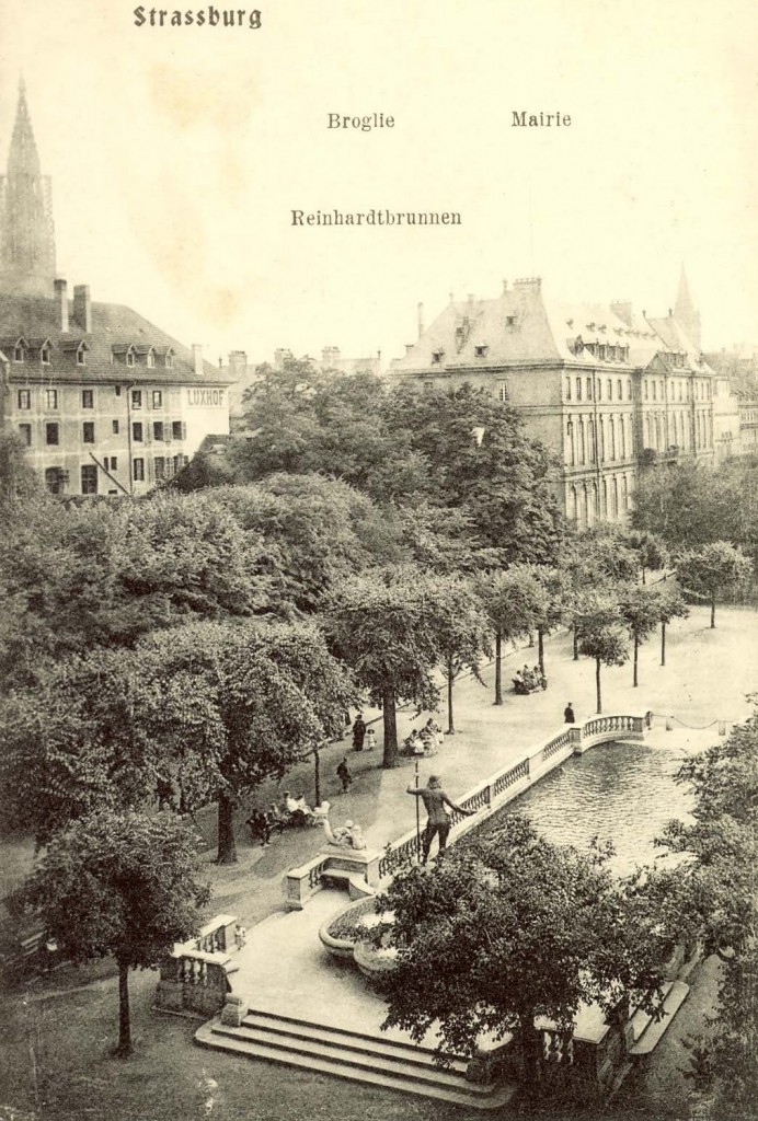Vater Rhein Strasbourg Fontaine Broglie