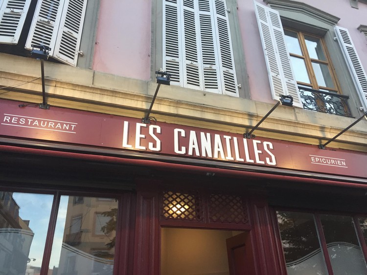 restaurant Les canailles rue de zurich Strasbourg Kuriocity