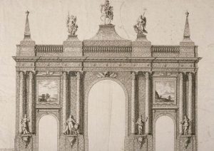 1744 arc de triomphe louis XV STRASBOURG