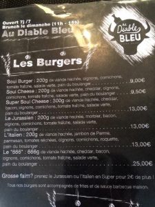 Diable Bleu Soul Meat Restaurant Strasbourg