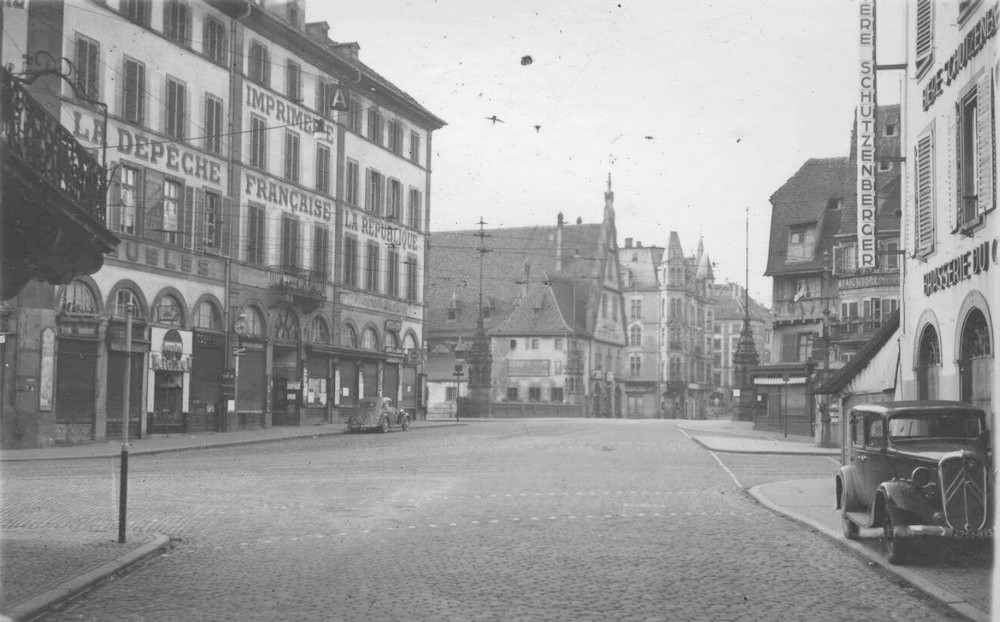 Strasbourg deuxième guerre mondiale drôle de guerre WW2 France 1940