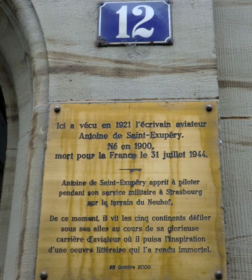 Antoine de Saint Exupéry Strasbourg Polygone histoire