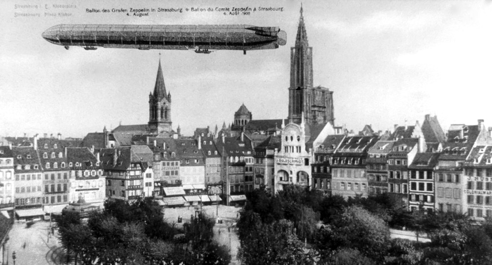 Zeppelin Strasbourg 1908