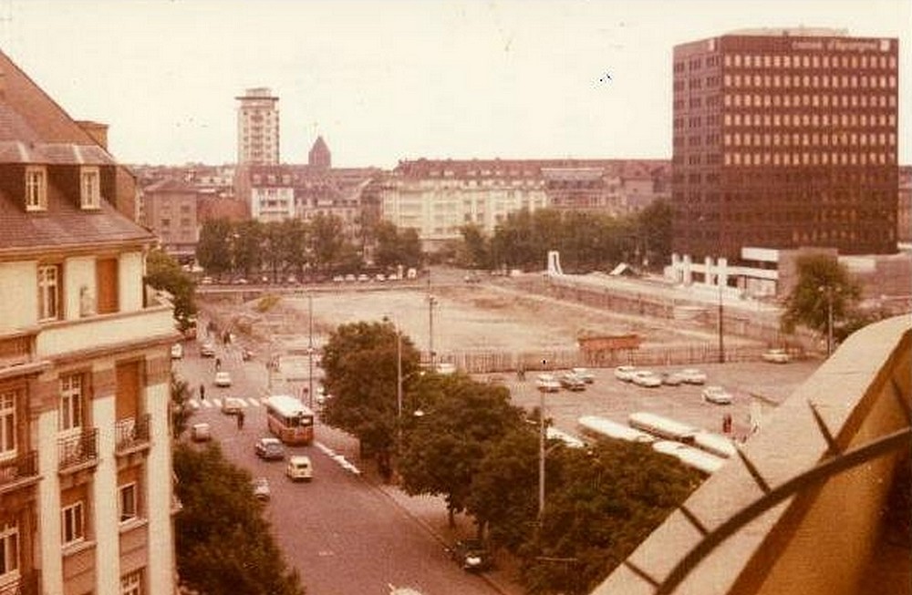 Ancienne gare marché couvert Strasbourg disparu