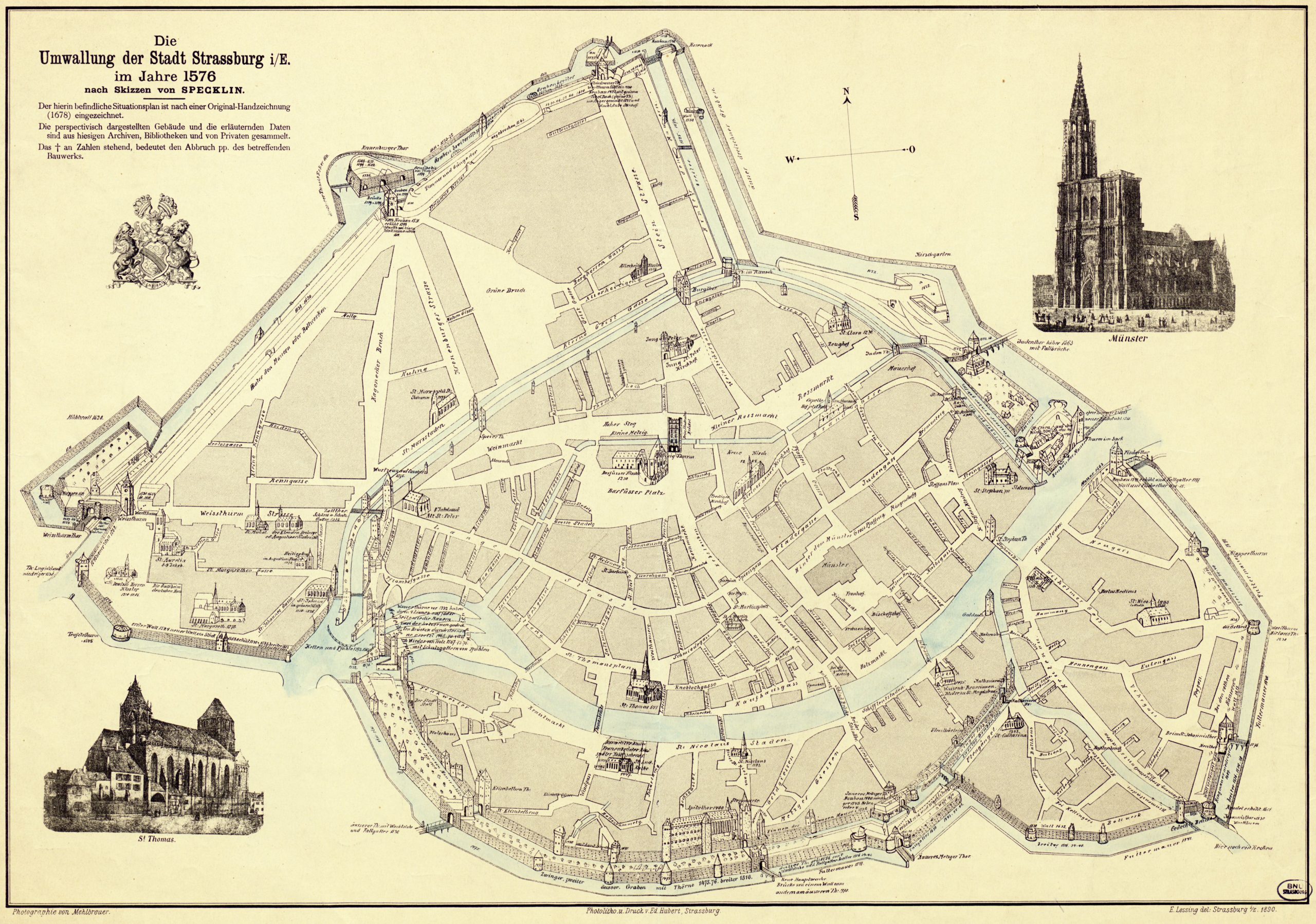 L’évolution des fortifications et remparts de Strasbourg